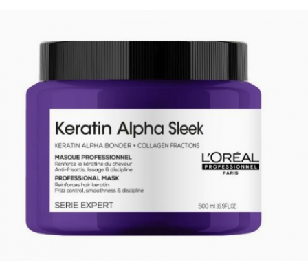 LOREAL PROFESSIONAL KERATIN ALPHA SLEEK MASCARILLA 500ML
