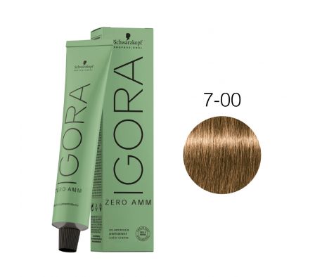 IGORA ZERO AMM NRO 7-00 RUBIO MEDIO NATURAL INTENSO - 60ML 