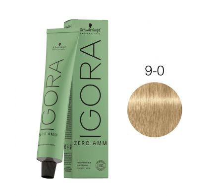 IGORA  ZERO AMM NRO 9-0 RUBIO MUY CLARO NATURAL