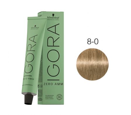 IGORA ZERO AMM NRO 8-0 RUBIO CLARO NATURAL