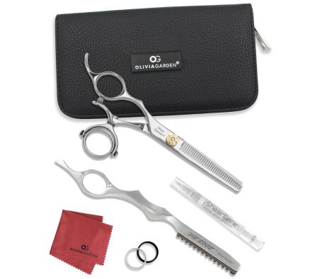 OLIVIA GARDEN SET TIJERA DE ENTRESACADO SWIVELCUT 6"-SWC08