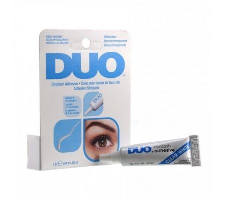 PEGAMENTO DE PESTAÑAS DUO TRANSPARENTE 7GR