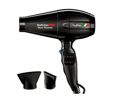 SECADOR DE PELO BABYLISS PROFESIONAL TITANIUM PORTOFINO 6600 BLACK