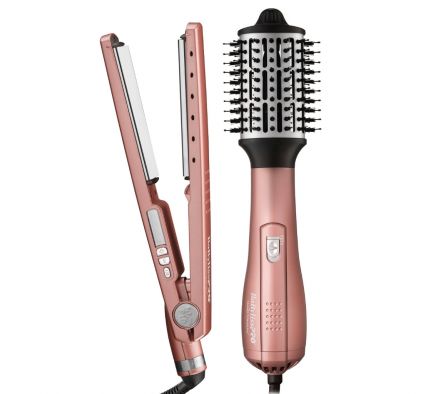 BABYLISSPRO PACK ROSE GOLD (PLANCHITA IONIC + HOT BRUSH)