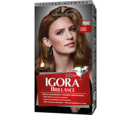 IGORA BRILLANCE 700 RUBIO DESTELLANTE 