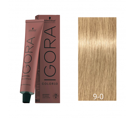 IGORA COLOR 10 RUBIO MUY CLARO N° 9-0 