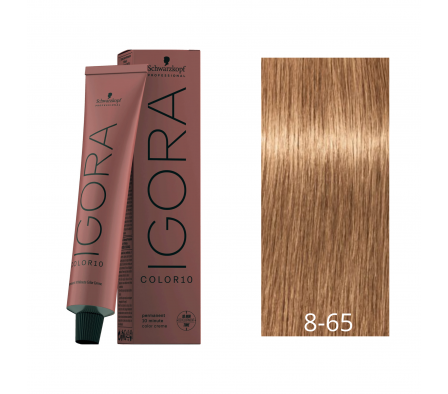 IGORA COLOR 10 RUBIO CLARO CHOCOLATE DORADO N° 8-65