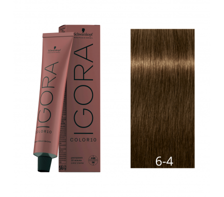 IGORA COLOR 10 RUBIO OSCURO BEIGE N° 6-4 