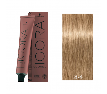 IGORA COLOR 10 RUBIO CLARO BEIGE N° 8-4