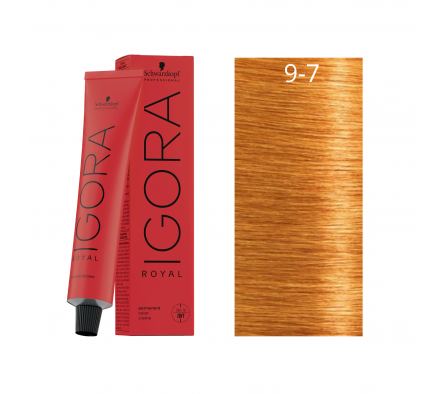 IGORA ROYAL RUBIO MUY CLARO COBRE N° 9-7