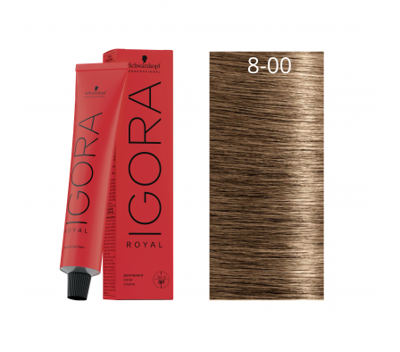 IGORA ROYAL RUBIO CLARO NATURAL INTENSO N° 8-00