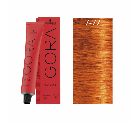 IGORA ROYAL RUBIO MEDIO COBRE INTENSO N° 7-77