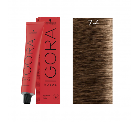 IGORA ROYAL RUBIO MEDIO BEIGE N° 7-4 