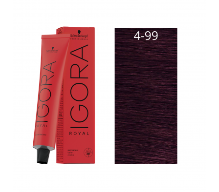 IGORA ROYAL CASTAÑO MEDIO VIOLETA INTENSO N° 4-99