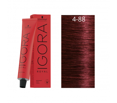 IGORA ROYAL CASTAÑO MEDIO ROJO INTENSO N° 4-88 