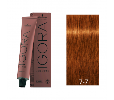 IGORA COLOR 10 RUBIO MEDIO COBRE N° 7-7 