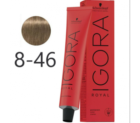 IGORA ROYAL 8-46 RUBIO CLARO BEIGE MARRON