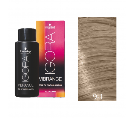 IGORA VIBRANCE GEL RUBIO MUY CLARO CENIZA N° 9-1 