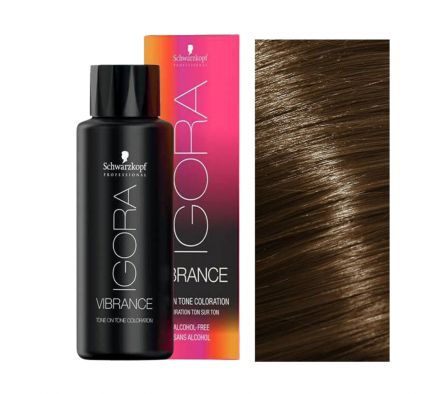 IGORA VIBRANCE GEL RUBIO OSCURO MARRON MATE N° 6-63 