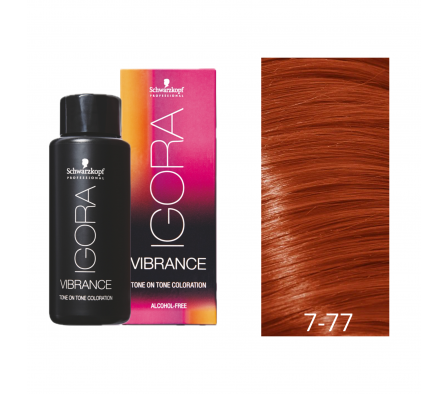 IGORA VIBRANCE GEL RUBIO MEDIO COBRE INTENSO N° 7-77 