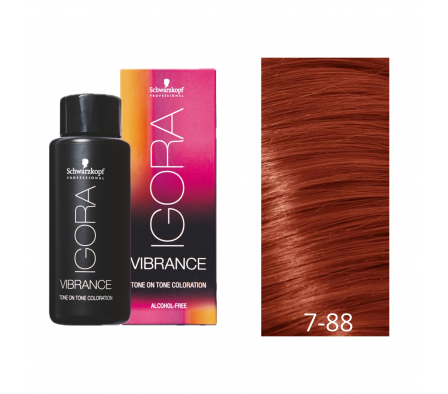 IGORA VIBRANCE GEL RUBIO MEDIO ROJO INTENSO N° 7-88 