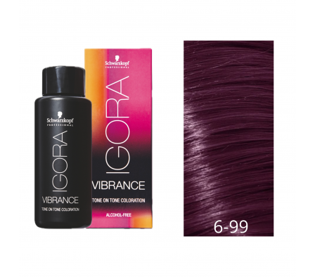 IGORA VIBRANCE GEL RUBIO OSCURO VIOLETA INTENSO N° 6-99