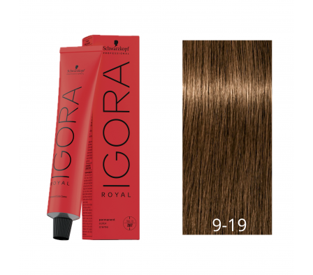 IGORA ROYAL COOLS RUBIO OSCURO MATE N° 9-19 