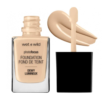 WNW BASE PHOTO FOCUS DEWY FOUNDATION 1111518  SHELL IVORY     
