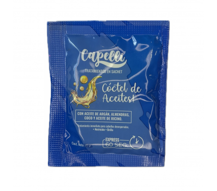 CAPELLI TRATAMIENTO COCTEL DE ACEITES 20 grs