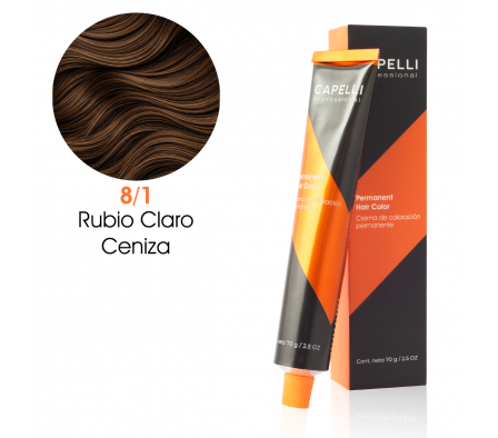CAPELLI TINTE NRO 8-1 RUBIO CLARO CENIZA 70GR