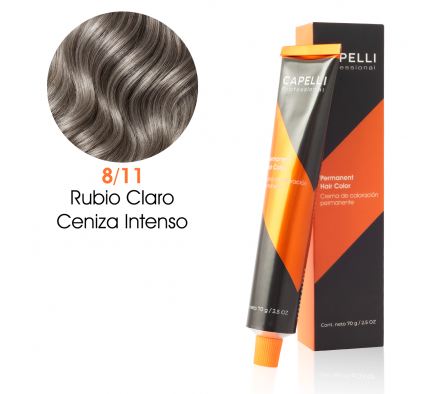 CAPELLI TINTE NRO 8-11 RUBIO CLARO CENIZA 70GR