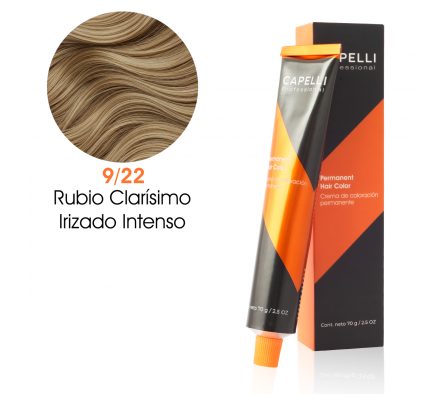CAPELLI TINTE NRO 9-22 RUBIO CLARISIMO IRIZADO 70GR