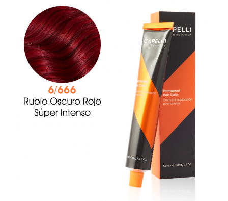 CAPELLI TINTE NRO 6-666 RUBIO OSCURO ROJO  70GR