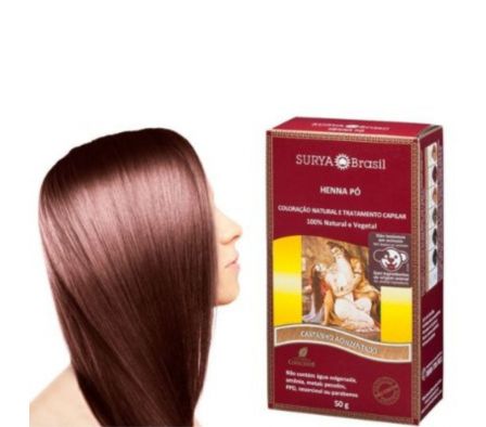 SURYA HENNA POLVO  CASTAÑO CENIZA 50GR