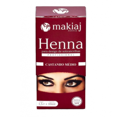 EXPRESSAO FACIAL HENNA MAKIAJ CAST. MEDIO 10G