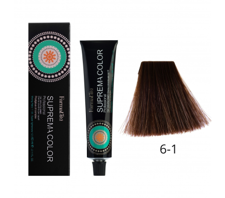 SUPREMA COLOR RUBIO OSCURO CENIZA N° 6-1 