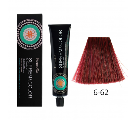 SUPREMA COLOR RUBIO OSCURO ROJO VIOLETA N° 6-62 