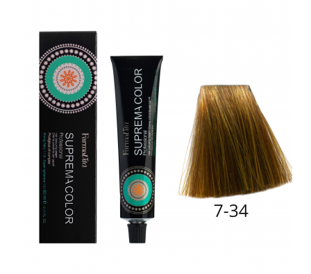 SUPREMA COLOR RUBIO DORADO COBRE N° 7-34