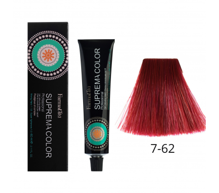 SUPREMA COLOR RUBIO ROJO VIOLETA N° 7-62 