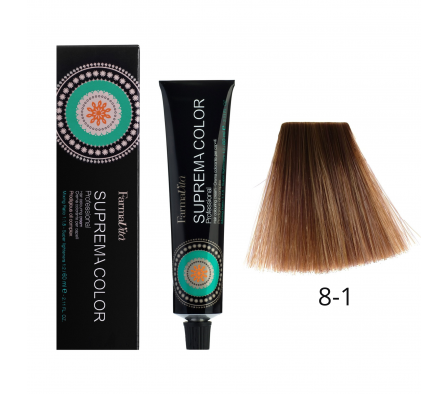 SUPREMA COLOR RUBIO CLARO CENIZA N° 8-1