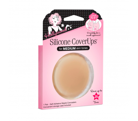 HOLLYWOOD FASHION SECRETS CUBRE PEZON SILICONA -MEDIO