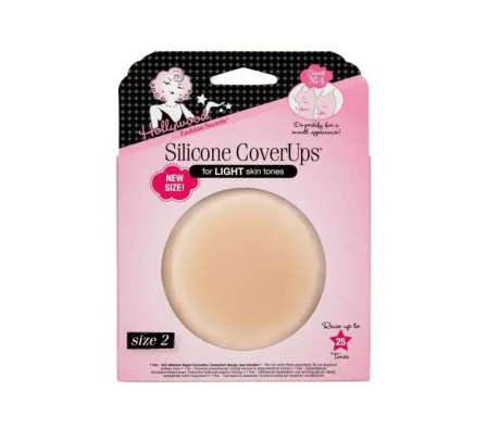 HOLLYWOOD FASHION SECRETS CUBRE PEZON SILICONA CLARO
