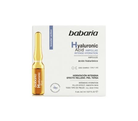 BABARIA AMPOLLA HYALURONIC EFECT RELLENO X5U- 2ml