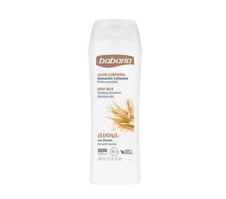 BABARIA LECHE CORPORAL PIEL SENSIBLE 400ml