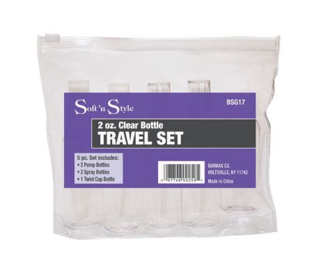 BOTELLA VIAJE 5PIEZAS - 8060